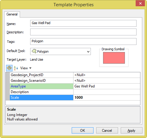 Set a default value on the Template Properties dialog box. Set a default value on the Template Properties dialog box.