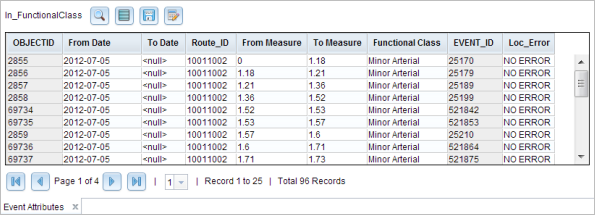 EE results grid EE results grid